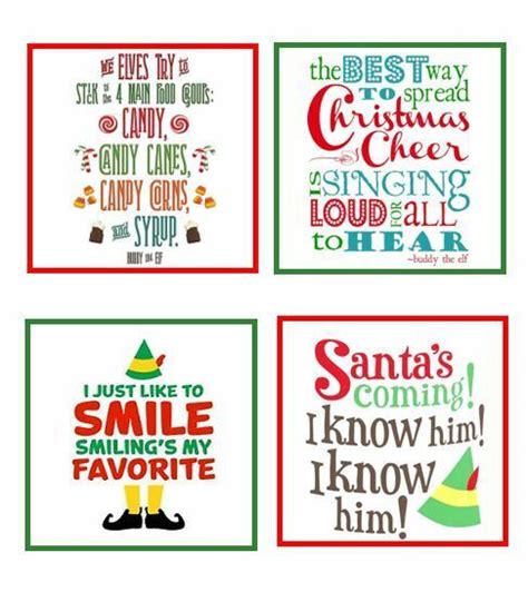 elf wuotes|buddy the elf quote printables.